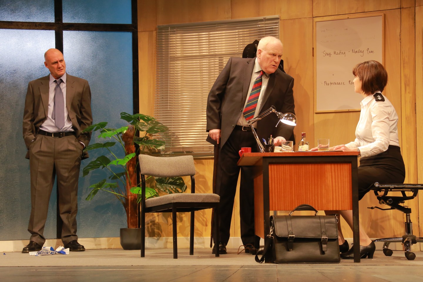 Robert Gwilym as Frank Bowman , Ron Donachie as Fergus McLintock and Maureen Beattie as Isobel McArthur