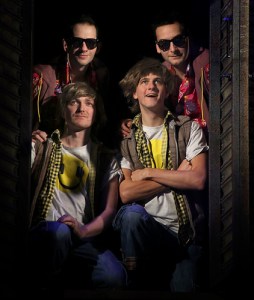 Guess who? Antipholuses of Ephesus x2 & Dromios of Syracuse x2. Photo: Nobby Clark