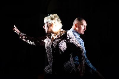 Neil McCormack as Jim Wendy Seager as Liz Photo: Tommy Ga-Ken Wan