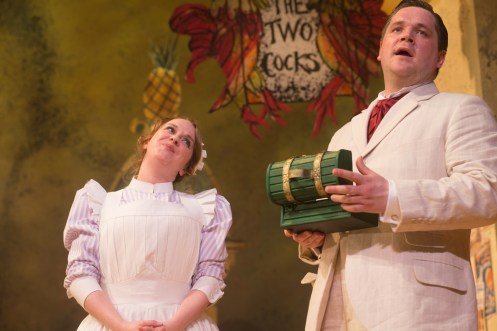 Angela Darcy as Columbina and Grant O'Rourke as Tonino. Photos by Alan McCredie