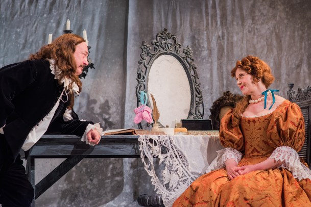 Jimmy Chisholm as Moliere & Siobhan Redmond as Madeleine. Photo: Mihaela Bdlovic.