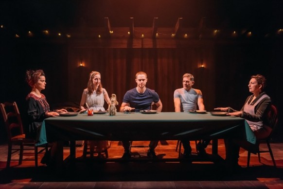 l to r: Frances Thorburn (Violet), Sarah Miele, Andrew Rothney, John Michie, Blythe Duff. Photos: Mihaela Bodlovic